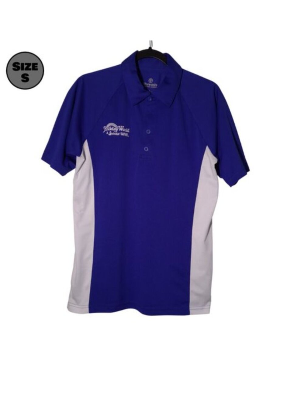 Holiday World & Splashin' Safari USED Polo Shirt (S, Santa Claus, Indiana)